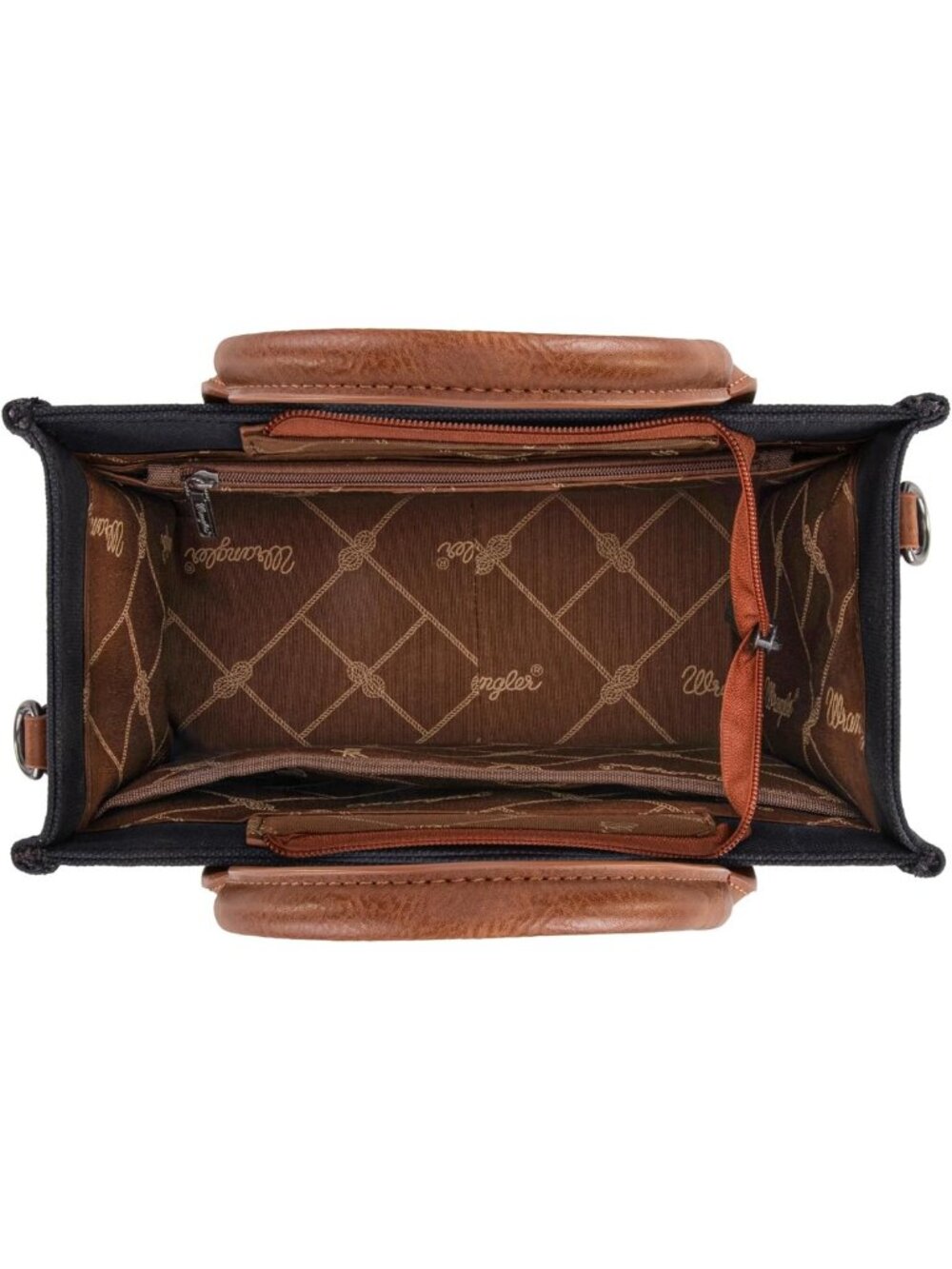 Stylish Canvas Tote Bag for Women | Wrangler-Inspired Top Handle Purse - Picture 5 of 6